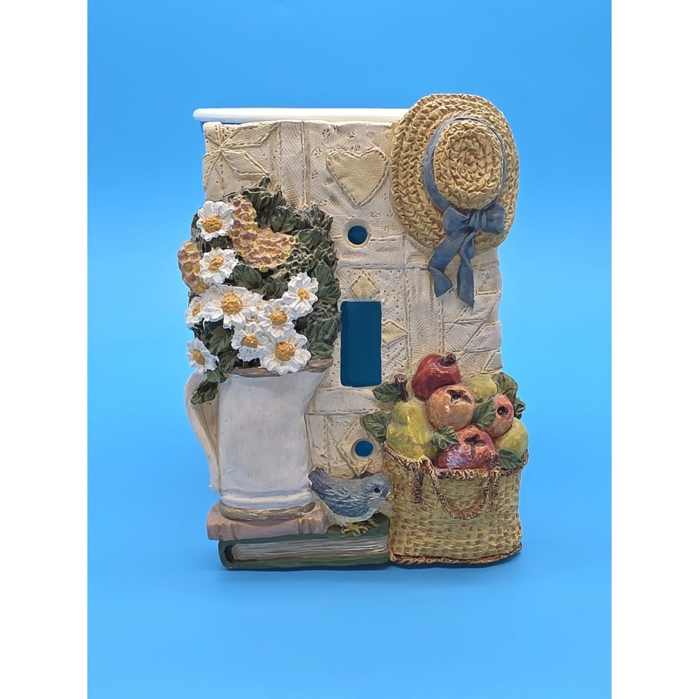Light Switch Cover Plate Flowers Garden Cottagecore